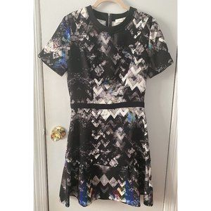 NWOT Sandro Geo Print Dress - Size 1